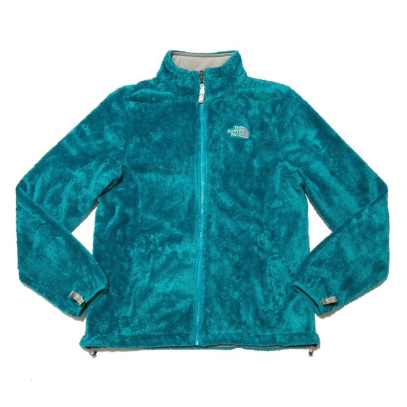 The North Face Jackets & Blazers - The North Face Osito Fuzzy Zip-Up Jacket Teal-Blue